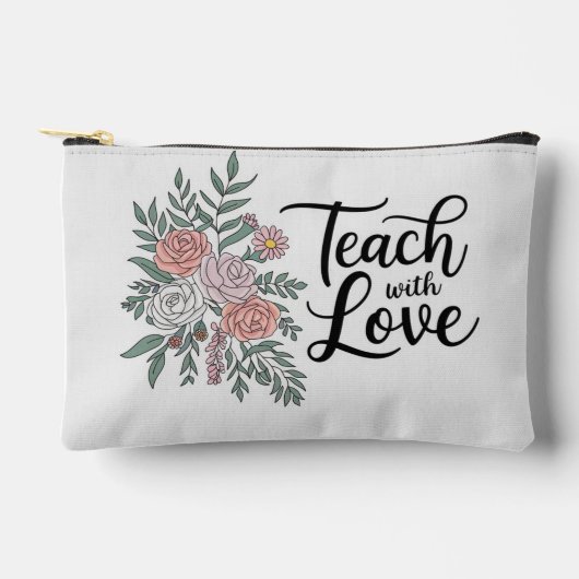 Imprimer Couper Coudre Pochette Florale (Recto)