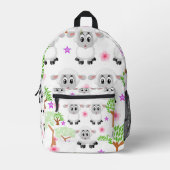 Imprimer Couper le sac à coudre Feuilles florales (Recto)