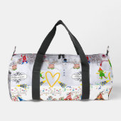 Imprimer Couper Sac À Coudre Duffel Joyeux Noël An (Verso)