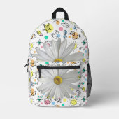 Imprimer Couper Sac à Coudre Fleur Blanc Faisceau (Recto)