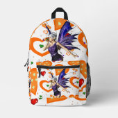 Imprimer Couper Sac À Coudre Floral Fairy Orange H (Recto)