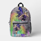 Imprimer Couper Sac à Coudre Floral Fairy Unicorne (Recto)