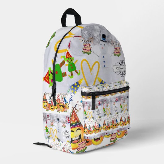 Imprimer Couper Sac À Coudre Joyeux Noël Joyeux An (Coin arrière gauche)