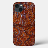 IMPRIMER en cuir à outils en coque iphone Brown Co (Verso)