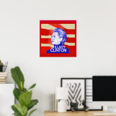 Imprimer Hillary Clinton POSTER (Bureau à domicile)