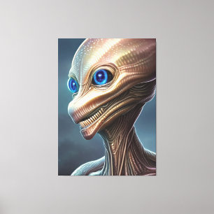 Imprimer la toile Alien de reptile