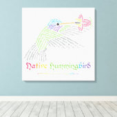 Imprimer la toile de colibri natif (Insitu (Plancher de Bois))