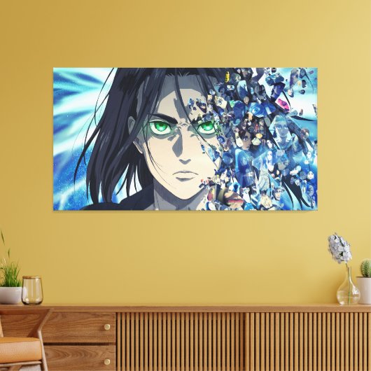Imprimer la toile Eren Yeager (Insitu(Salon))