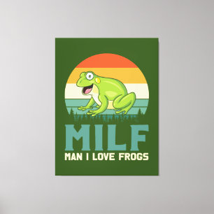 Imprimer la toile Love Frogs