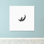 Imprimer la toile "Lune d'aviron" (Insitu (Plancher de Bois))
