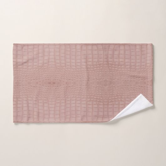 Imprimer l'alligator rose (Serviette à main)