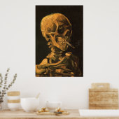 Imprimer le crâne avec affiche de la cigarette (Cuisine)