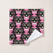 Imprimer le crâne Día De Los Muertos (Gant de toilette)