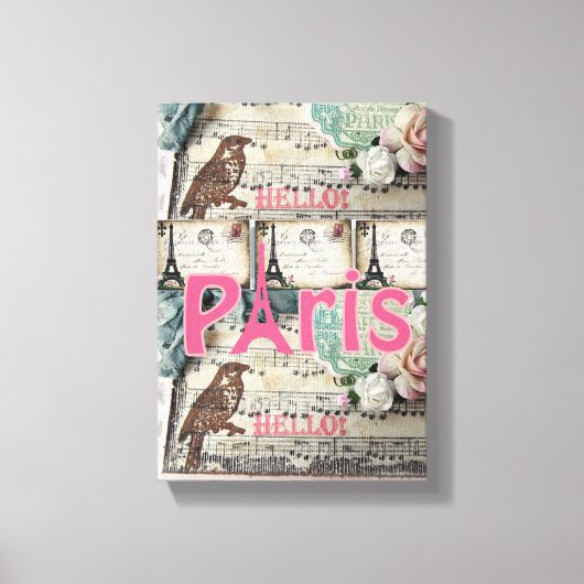 Imprimer Paris en toile étirée (Recto)