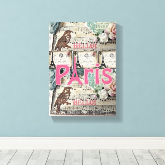 Imprimer Paris en toile étirée (Insitu (Plancher de Bois))