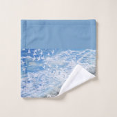 Imprimer Plage côtière (Gant de toilette)