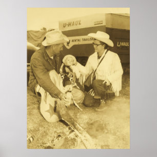 IMPRIMER POSTER DE BÉBÉ COWBOY