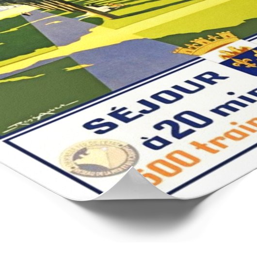 Imprimer poster vintage Paris (Coin)