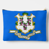 Imprimer Sac à coudre avec drapeau Connecticut, US (Verso)