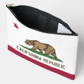 Imprimer Sac à coudre avec drapeau de Californie, (Ouvrir)