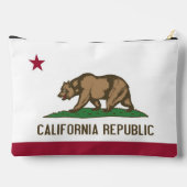Imprimer Sac à coudre avec drapeau de Californie, (Verso)