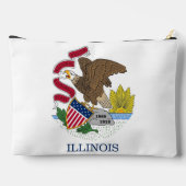 Imprimer Sac à coudre avec drapeau de l'Illinois,  (Verso)