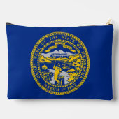 Imprimer Sac à coudre avec drapeau du Nebraska, US (Verso)