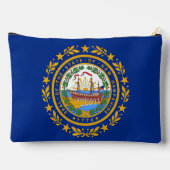 Imprimer Sac à coudre avec drapeau du New Hampshir (Verso)