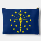 Imprimer Sac à coudre avec drapeau Indiana, US (Verso)
