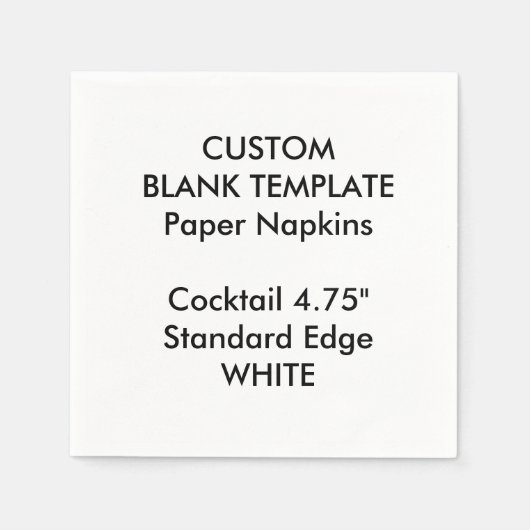 Imprimer sur mesure Petites serviettes en papier à (Devant)