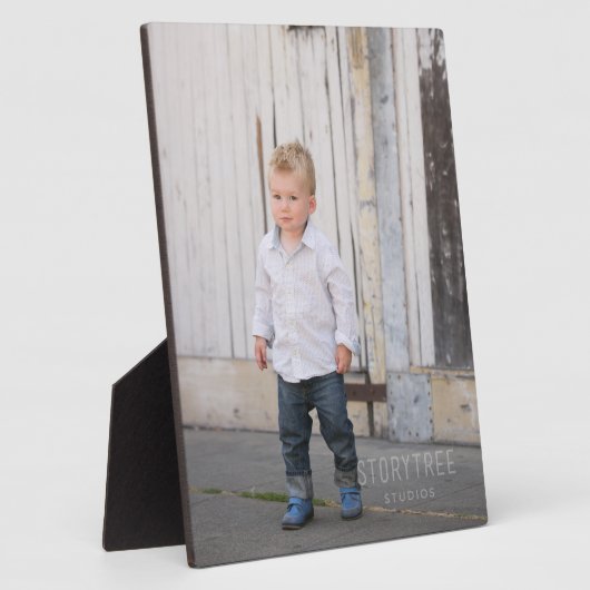 Imprimer sur une PLAQUE PHOTO avec support (Côté)