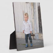 Imprimer sur une PLAQUE PHOTO avec support (Côté)