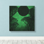 Imprimer toile Eclipse Forêt Noire (Insitu (Plancher de Bois))