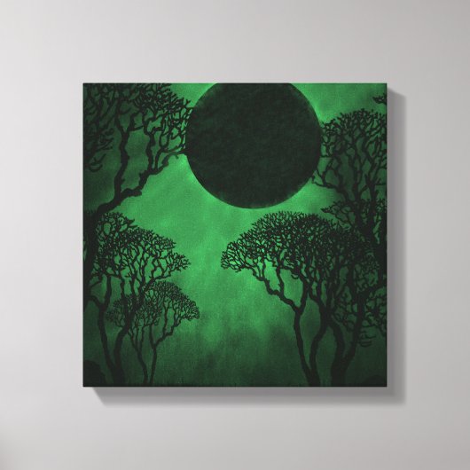 Imprimer toile Eclipse Forêt Noire (Recto)