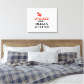 Imprimer vos conceptions en ligne en français canvas afdruk (Insitu (Slaapkamer))