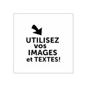 Imprimer vos conceptions en ligne en français 	rubberstempel (Afrduk)