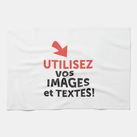 Imprimer vos conceptions en ligne en français theedoek (Horizontaal)