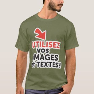 Imprimer vos design en ligne DIY en Français T-shirt