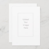 Imprimer vos propres invitations - Taille 4,25 x 6 (Devant / Derrière)