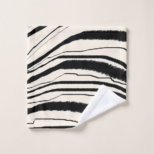 IMPRIMER ZEBRA (Gant de toilette)