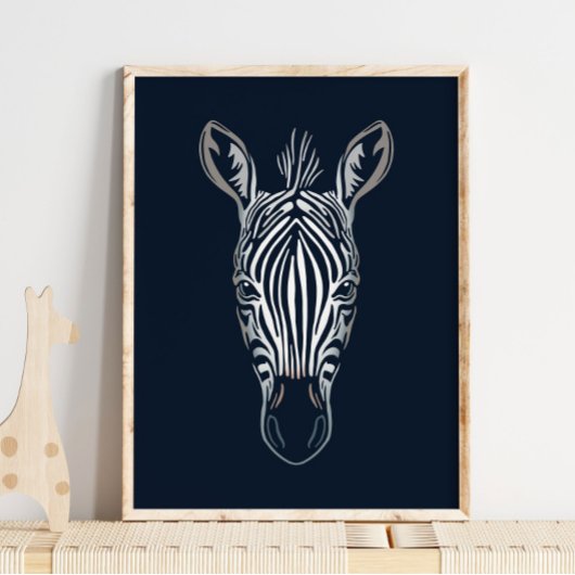 Imprimer Zebra Wildlife | Poster de animal Zebra
