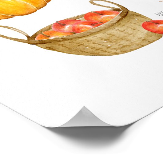 Imprimerie d'automne - décoration murale (Coin)