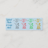 Imprimez mes propres cartes de visite blancs (Dos)