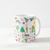 Imprimez Personnalisée la Mug de dessin de votre e (Devant droit)