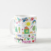 Imprimez Personnalisée la Mug de dessin de votre e (Devant gauche)