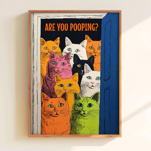Imprimez-vous une impression de chat sur l'art mur
