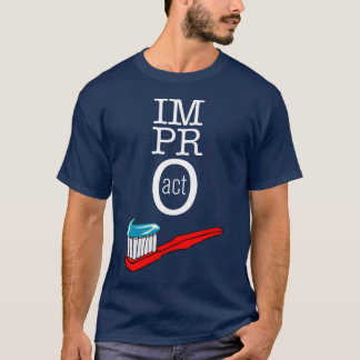 Impro ACT - Toothborstel donker T-shirt