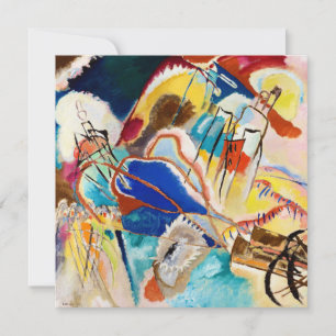 Improvisatie 30 (kanonnen) door Wassily Kandinsky Kaart
