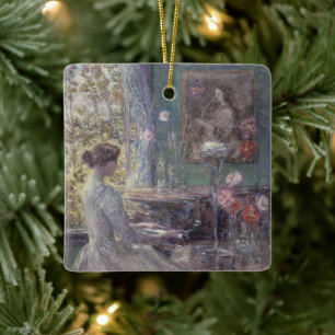 Improvisatie door Frederick Childe Hassam Keramisch Ornament