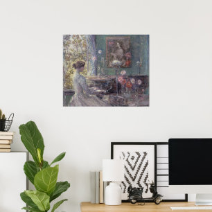 Improvisatie door Frederick Childe Hassam Poster